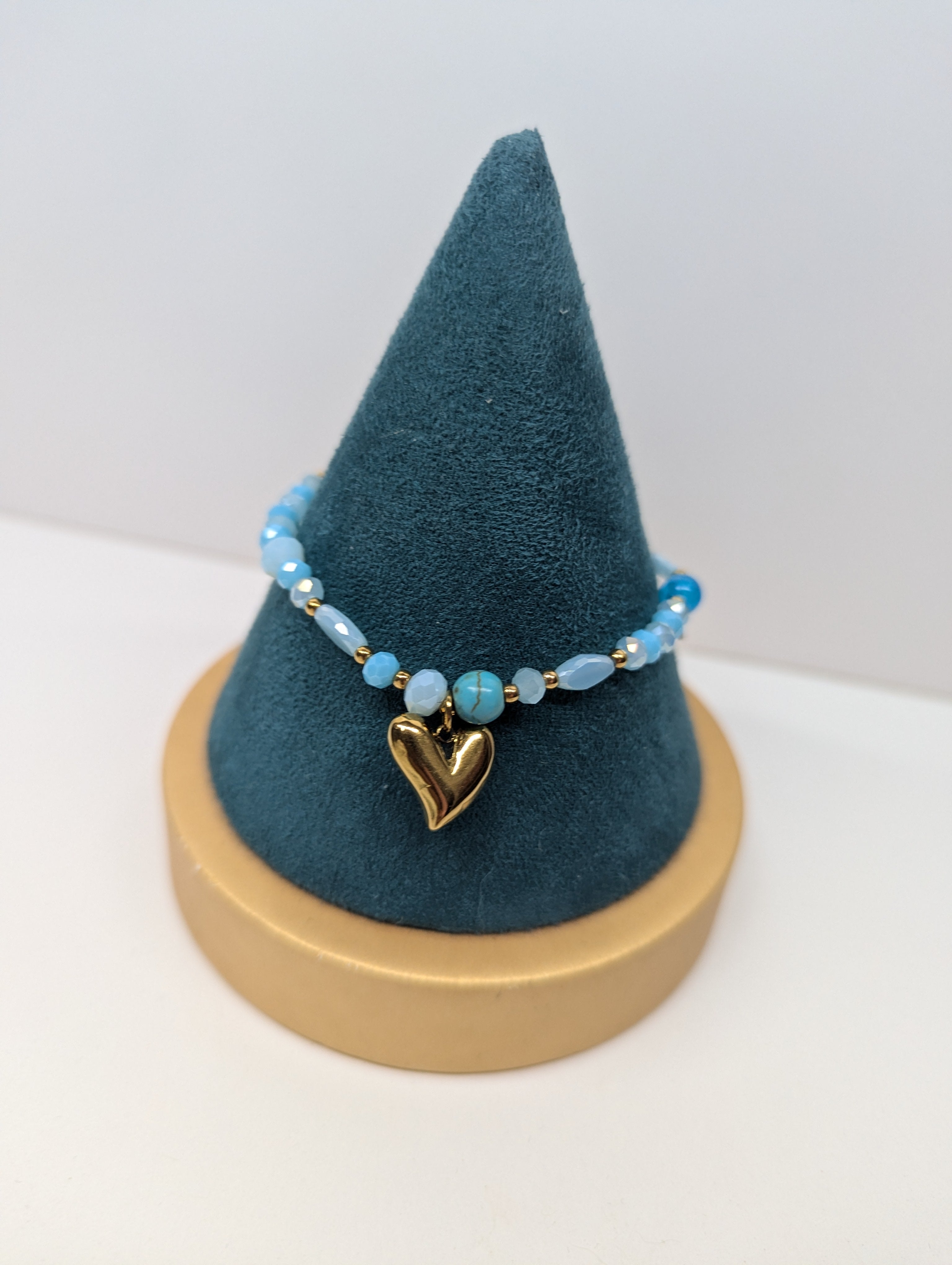 💙 PULSERA AGUA MARINA