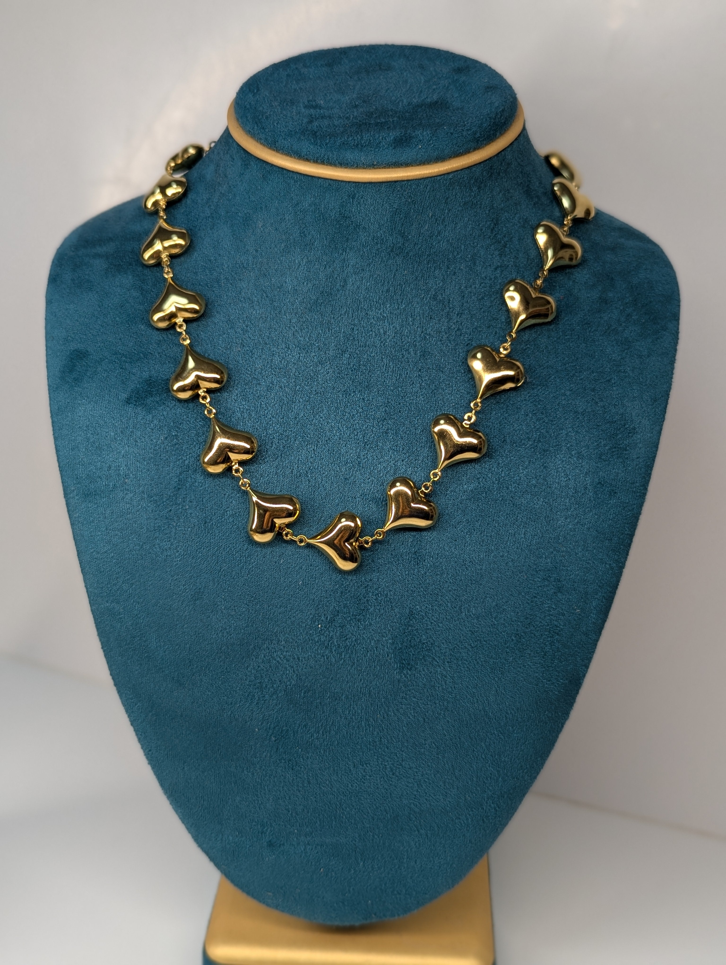 COLLAR DE ESLABONES DE CORAZONES