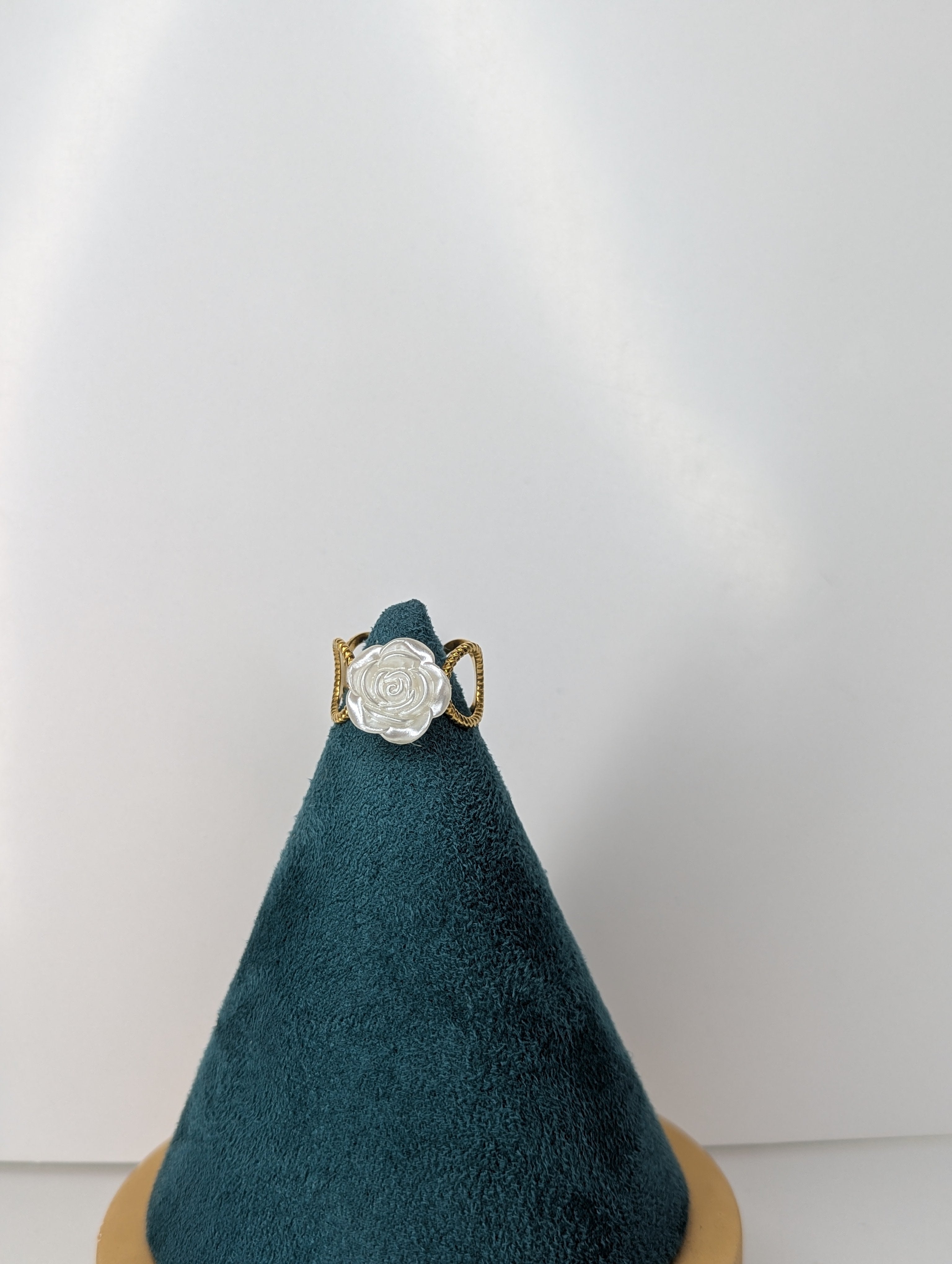 🌹 ANILLO ROSA DE NÁCAR