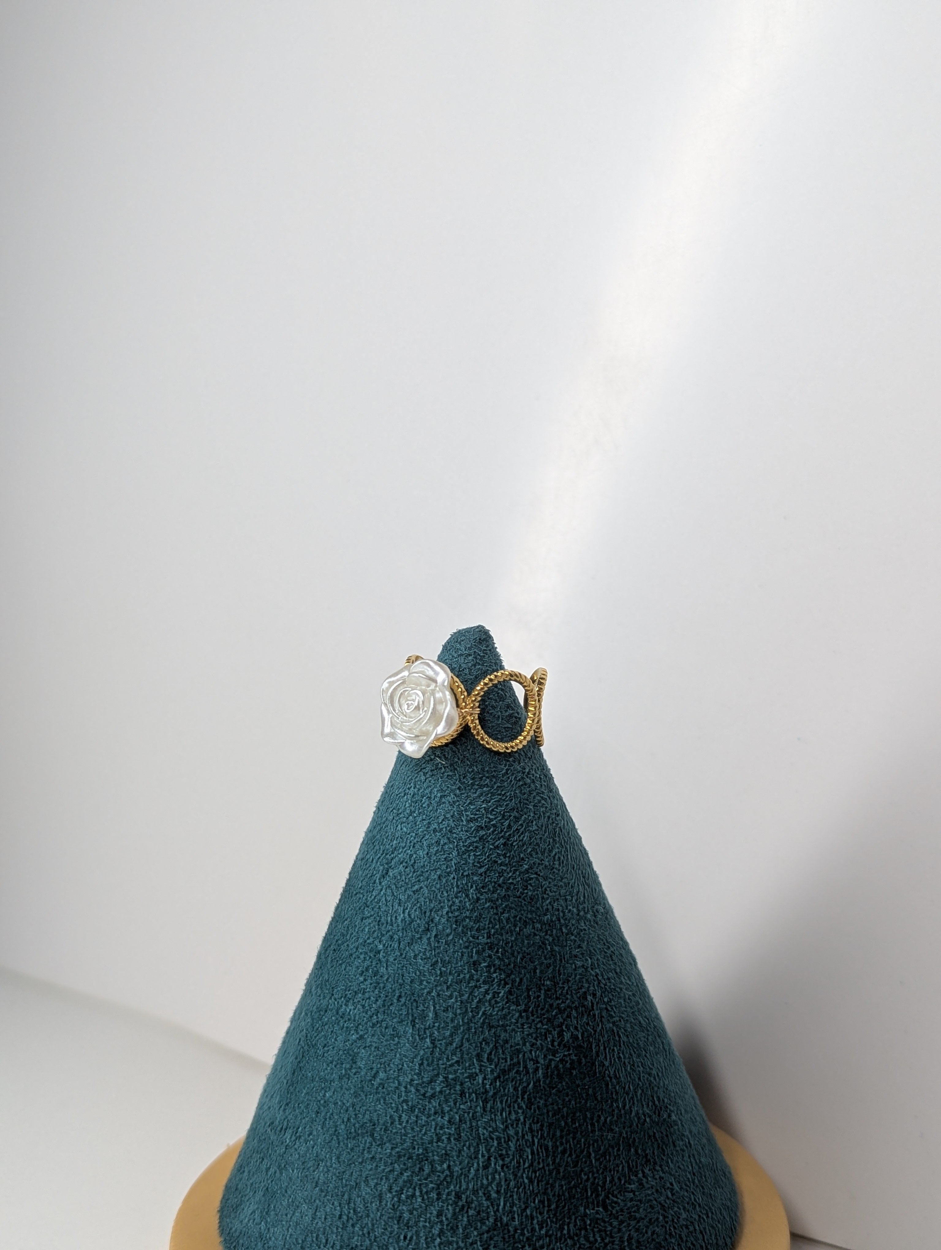 🌹 ANILLO ROSA DE NÁCAR