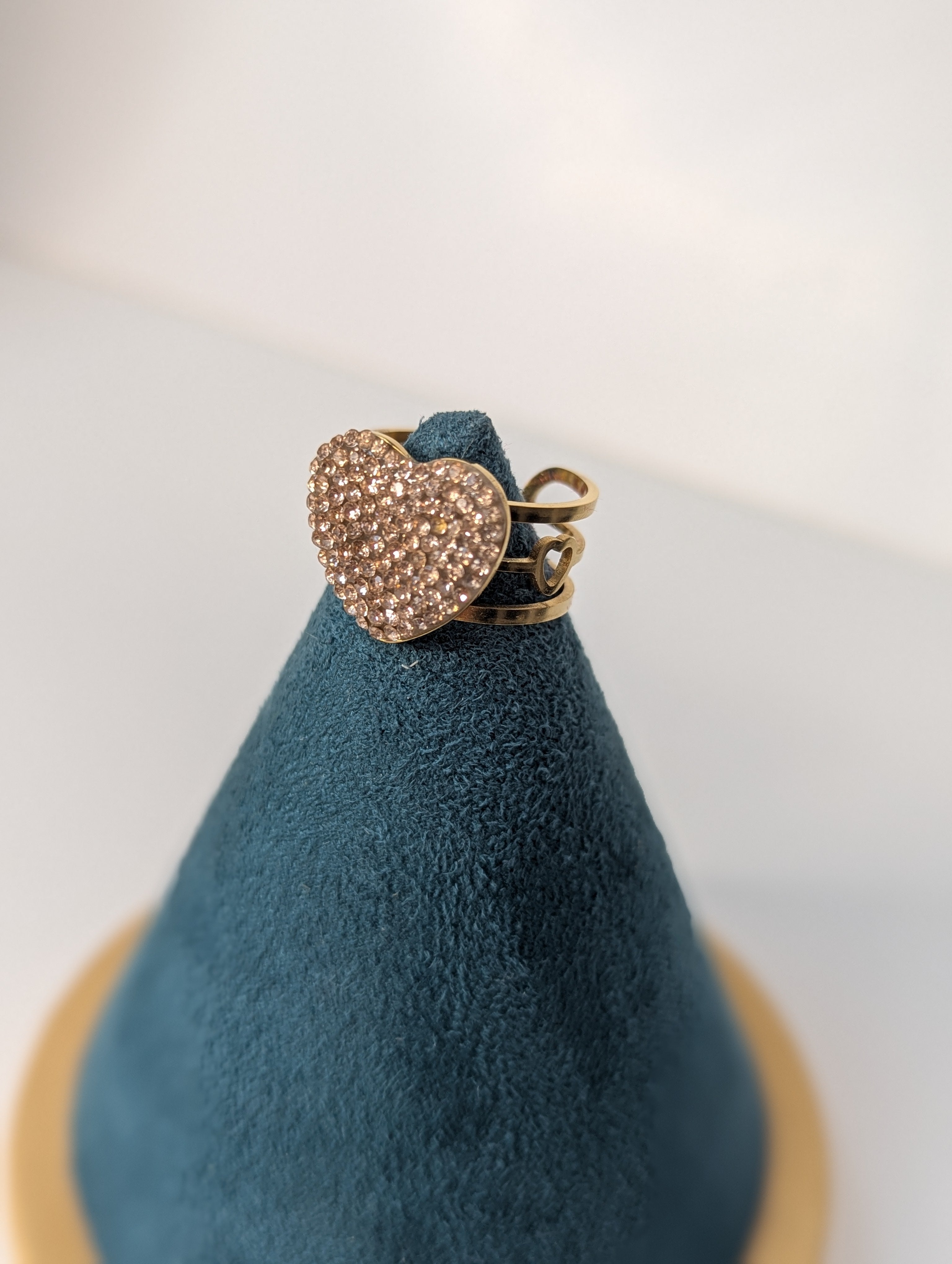 ANILLO "CORAZON DE DIAMANTES"