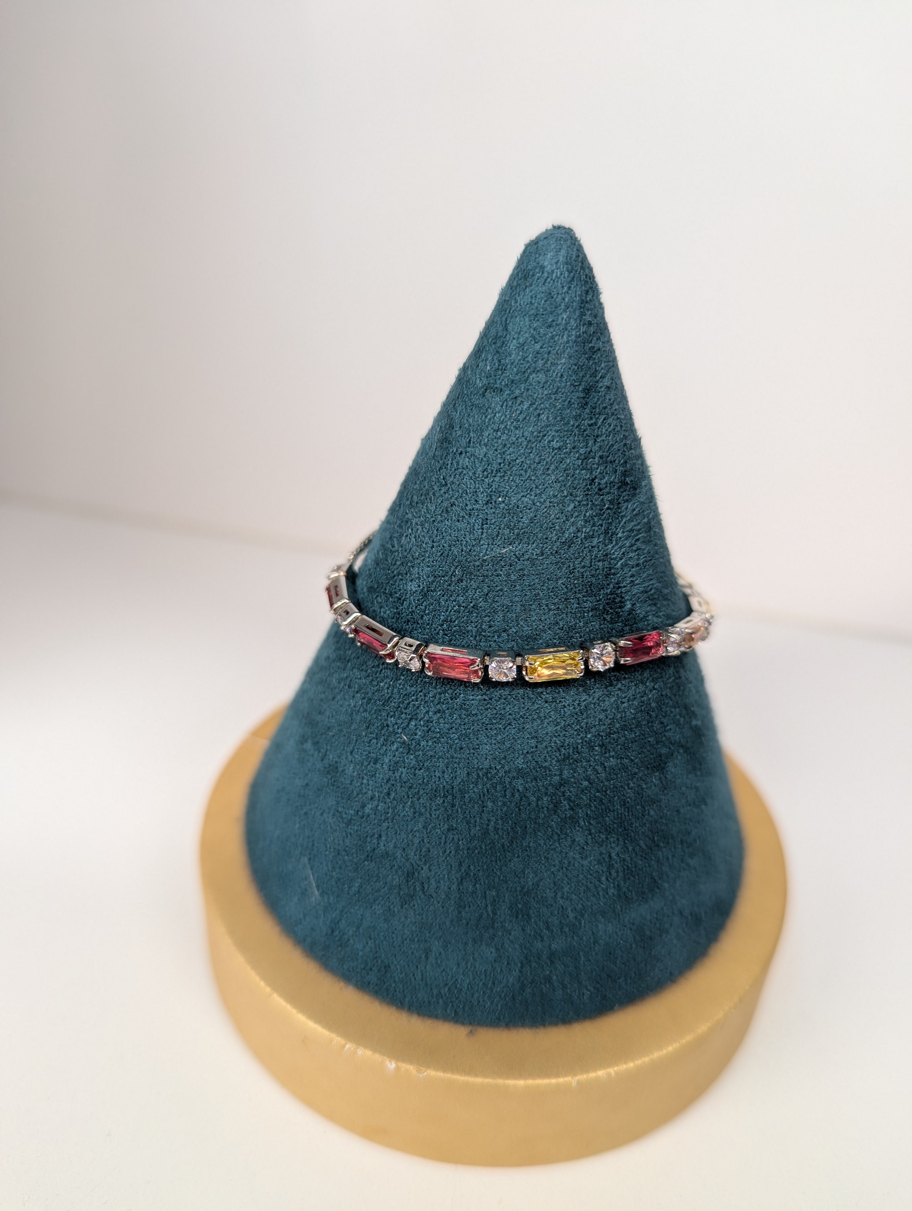 PULSERA TENNIS "RADIANCE" MULTICOLOR. ✨